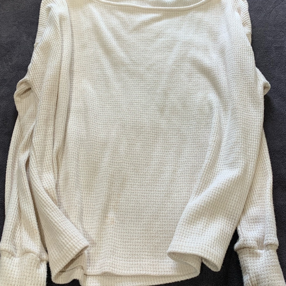 Charlotte russe, white sweater, L